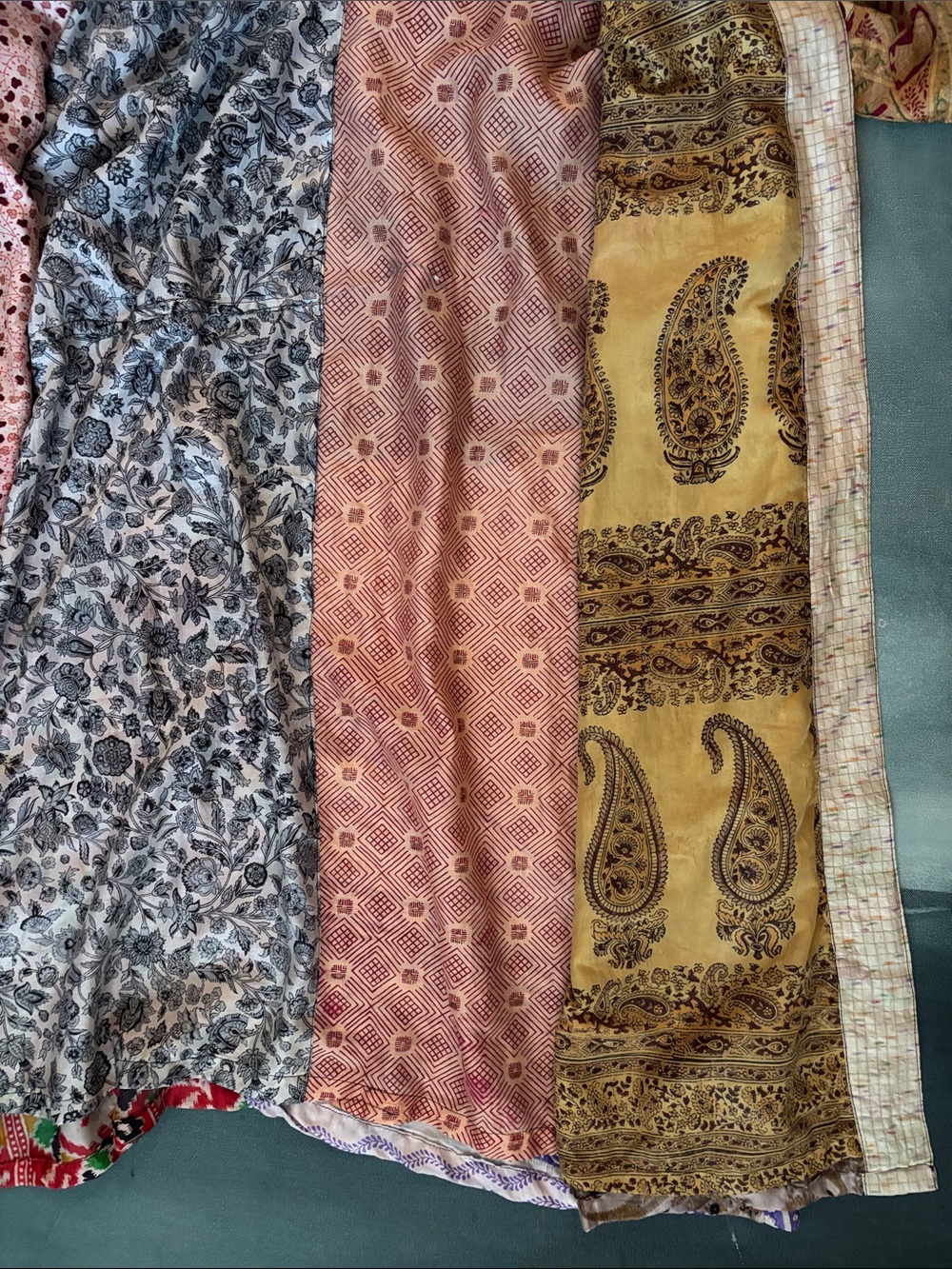 Sacred Threads Silk Robe Kimono - Picture 7 of 12